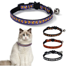 Halloween Cat Collar – 4 Spooky Prints