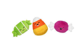 Pearhead Halloween Candy Dog Toy Set – 3 Pack