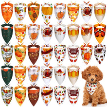 Pumpkin Print Dog Bandanas – 20 Pack