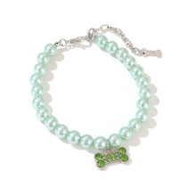 Pearl Flower Cat Necklace Collar