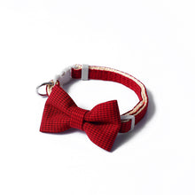 Houndstooth Bow Collar – Small Pets