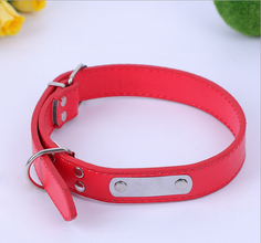 Classic PU Leather Dog Collar