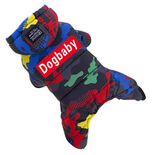 Camo Hoodie Dog Winter Coat