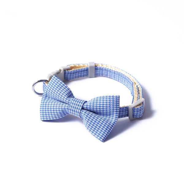Houndstooth Bow Collar – Small Pets