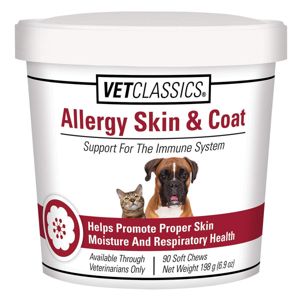 Allergy Skin & Coat Chews – Dogs & Cats