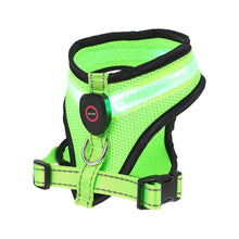 Rechargeable LED Mesh Dog Harness