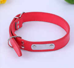 Classic PU Leather Dog Collar