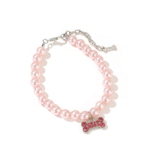 Pearl Flower Cat Necklace Collar