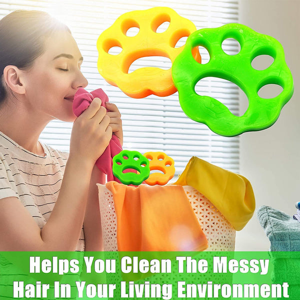 Reusable Pet Hair Remover 4-Pack – Laundry Use