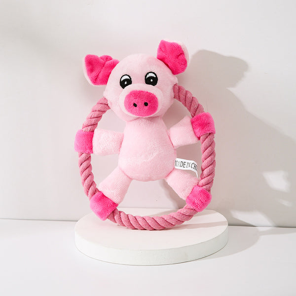 Pet Toys Flying Discs - Pig, Duck, Bear Designs