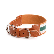 Woven Cowhide Adjustable Dog Collar
