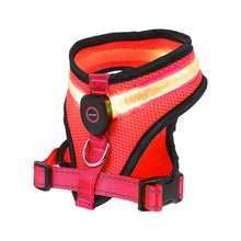 Rechargeable LED Mesh Dog Harness