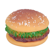 Bite-Resistant Squeaky Hamburger Dog Chew Toy