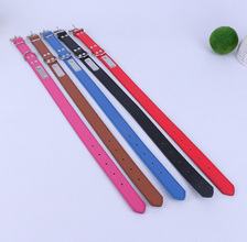 Classic PU Leather Dog Collar
