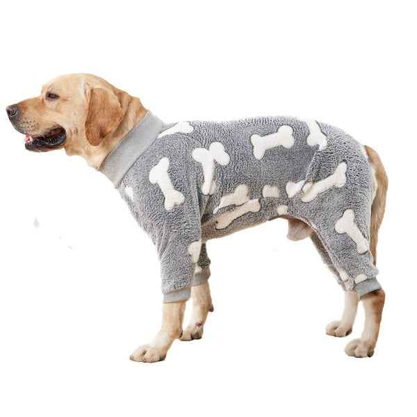 Dog Recovery Suit & Pajamas – Gray (3XL)