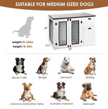 Furniture-Style Wooden Dog Crate – Side Table