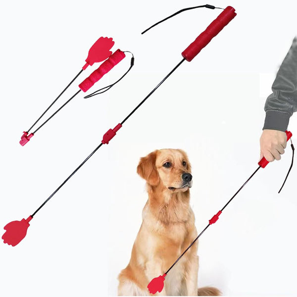 Collapsible Dog Training Stick – Silicone Handle