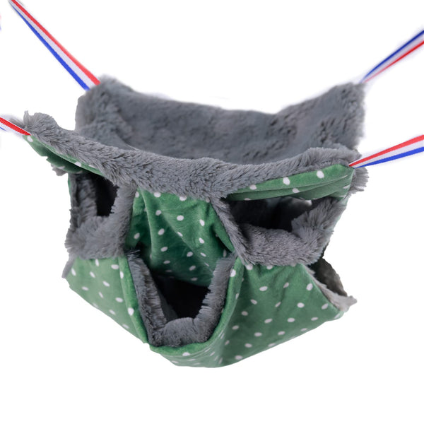 Triple-Layer Small Pet Hammock – Green
