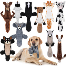 Stuffingless Animal Squeaky Dog Toys