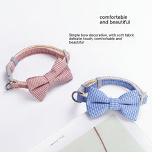 Houndstooth Bow Collar – Small Pets