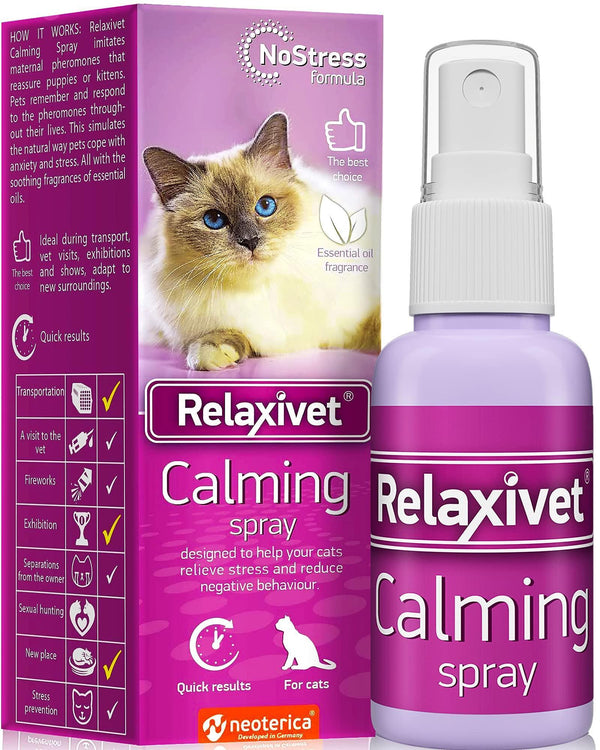Calming Pheromone Spray for Cats – Stress Relief