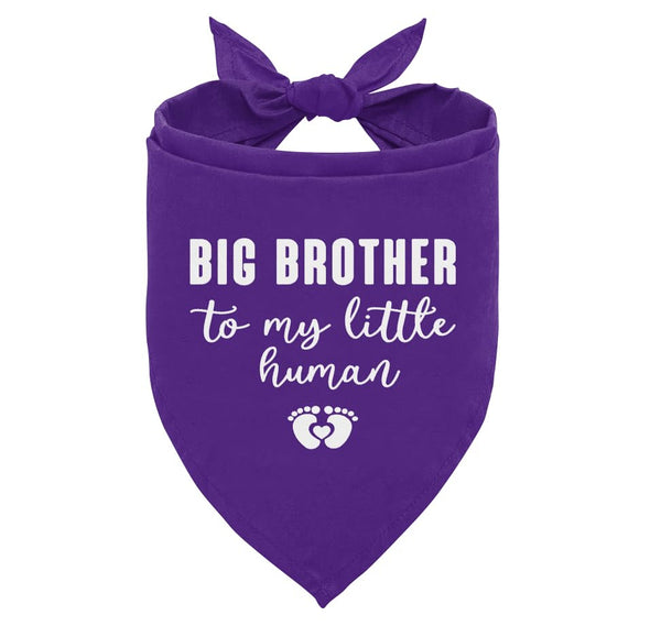 "Big Brother" Dog Bandana – Purple