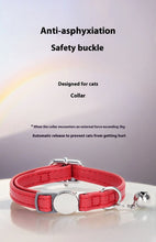 Engraved Leather Collar with Bell