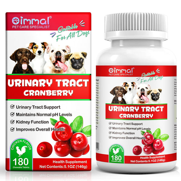 Cranberry Urinary Tablets for Dogs – 180 Ct