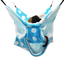 Triple-Layer Small Pet Hammock – Blue