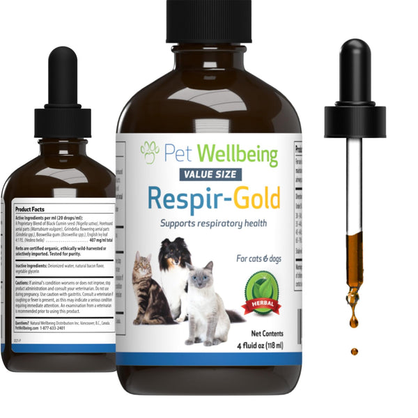 Respir-Gold Respiratory Support – Dogs & Cats