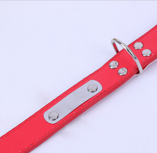 Classic PU Leather Dog Collar