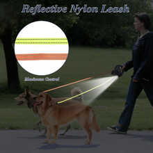 Dual Retractable Reflective Dog Leash – 360 Swivel