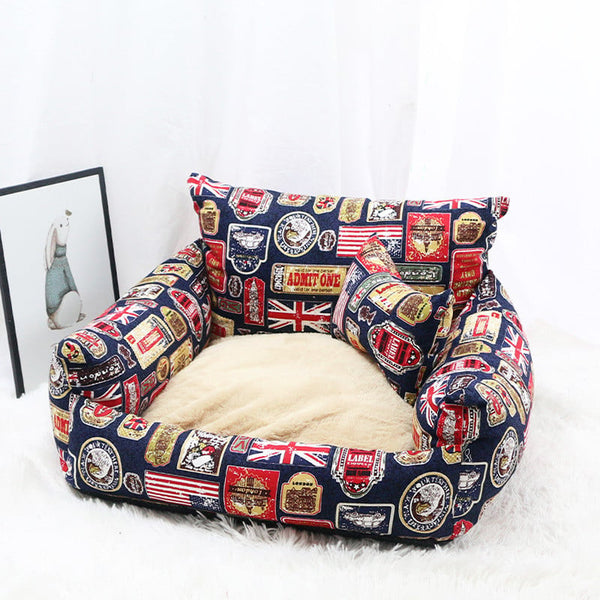 Canvas Pet Nest Sofa – Autumn/Winter
