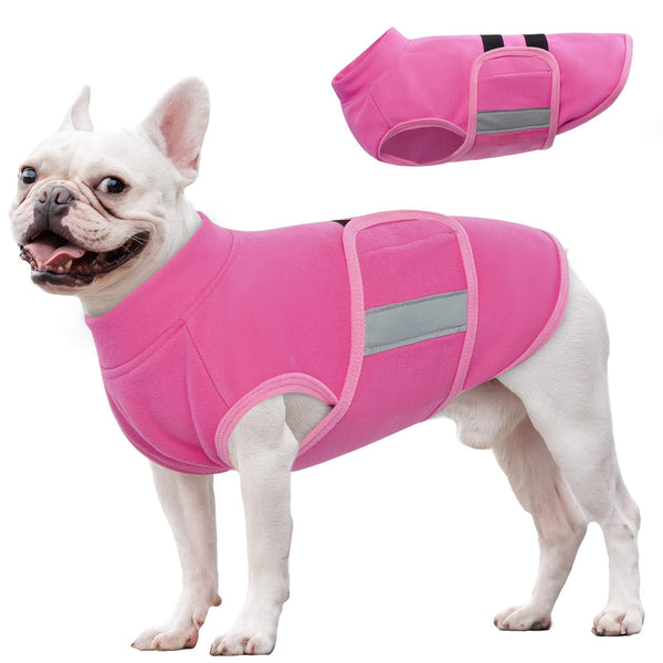 Adjustable Fleece Dog Vest – Warm Winter