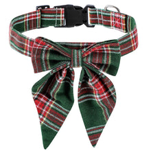 Holiday Bow Tie Dog Collar