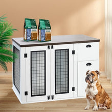 Furniture-Style Wooden Dog Crate – Side Table