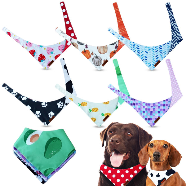 Colorful Dog Bandana Variety Pack
