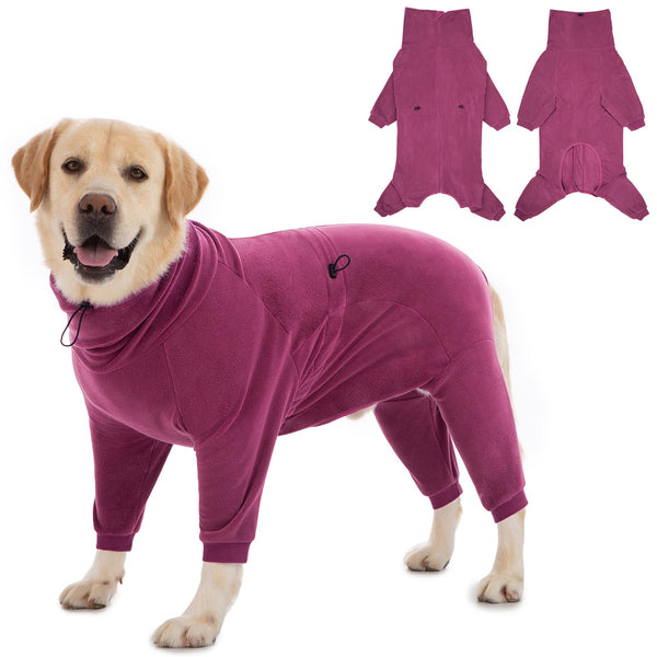 Full-Body Fleece Dog Pajamas – Cozy Winter Onesie