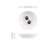 Stainless Steel Printed Cat Dish
