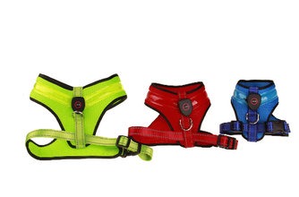 Rechargeable LED Mesh Dog Harness