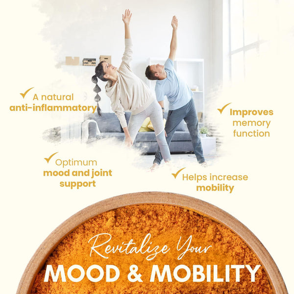 Turmeric Joint & Mood Supplement – 120 Ct