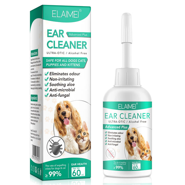 Ear Cleaner Drops for Dogs – 60 mL