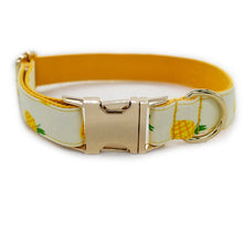 Yellow Pineapple Design Pet Collar