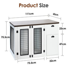 Furniture-Style Wooden Dog Crate – Side Table