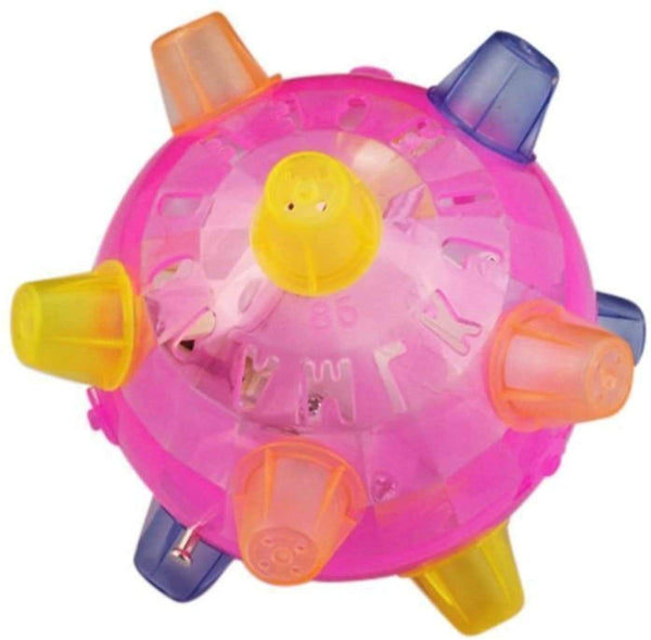 LED Bouncy Activation Ball Dog Toy with Music