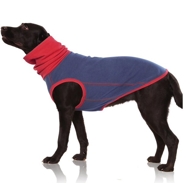 Warm Fleece Turtleneck Dog Pajamas