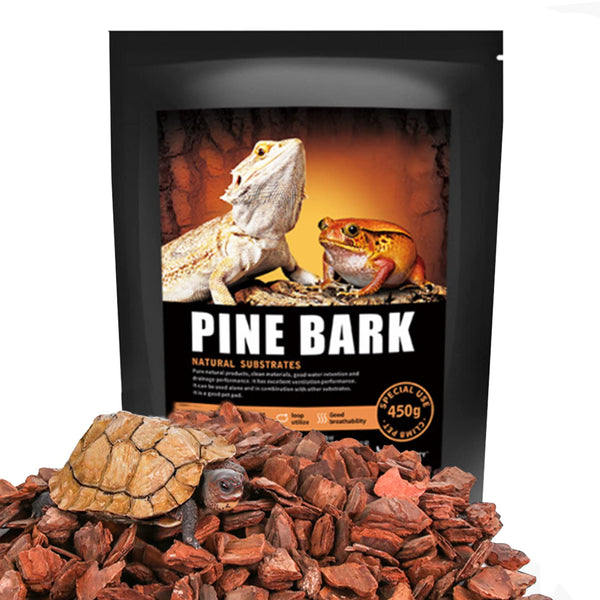 Natural Pine Bark Reptile Bedding – 15.8 oz