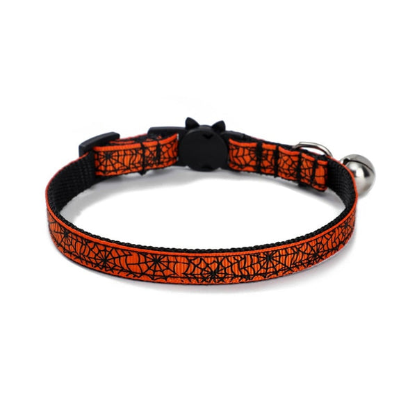 Halloween Cat Collar – 4 Spooky Prints