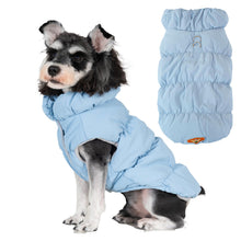 Waterproof Winter Dog Snowsuit with Harness – Blue 2XL