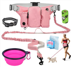 Hands-Free Dog Walking Waist Leash